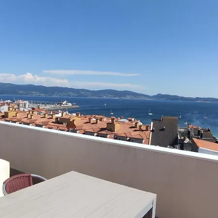 Atico Vixia Do Mar, Amplia Terraza Y Espectaculares Vistas *