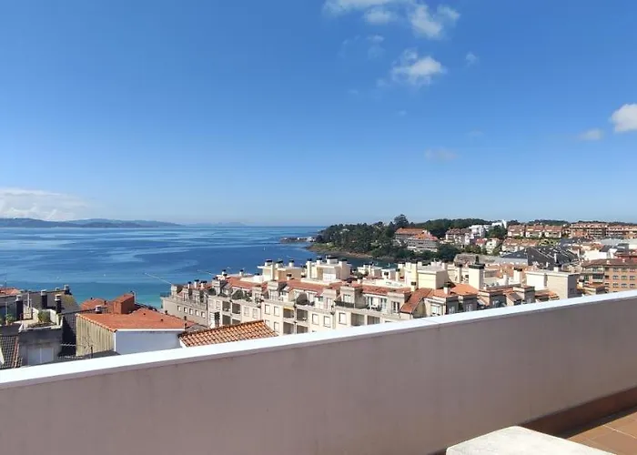 Atico Vixia Do Mar, Amplia Terraza Y Espectaculares Vistas Διαμέρισμα Sanxenxo