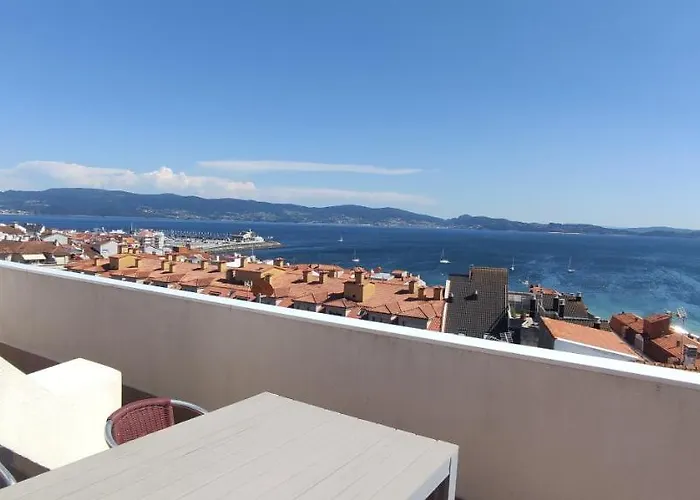 Atico Vixia Do Mar, Amplia Terraza Y Espectaculares Vistas *